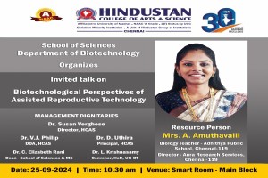 Invited on Biotechnological Perspective